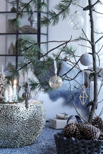 Merya Weihnachtskugel Ø10cm - Klar-gold - Lene Bjerre