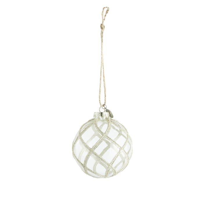 Merya Weihnachtskugel Ø8cm, Clear-light gold Lene Bjerre