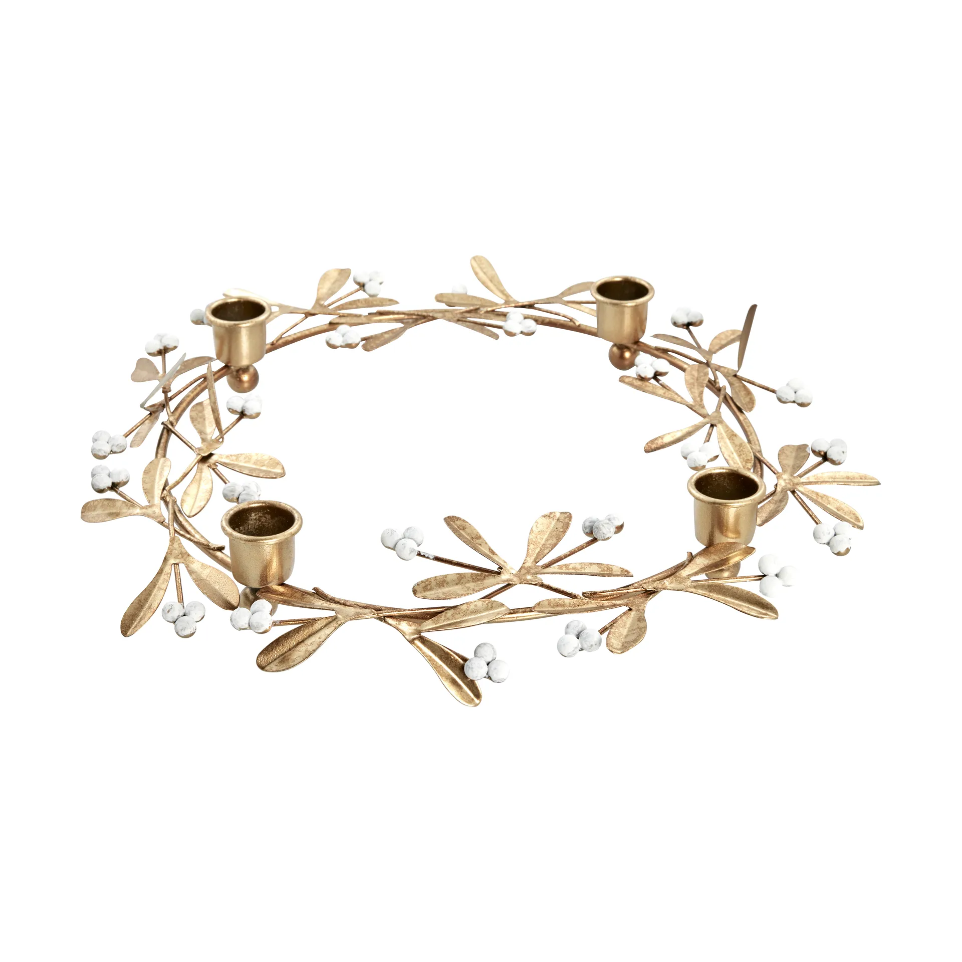 Missia Adventskerzenhalter Ø33cm, Light gold Lene Bjerre