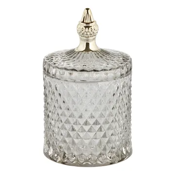 Miya Verwahrungsdose mit Deckel Ø10,5cm - Hellgrau - Lene Bjerre