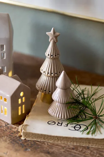 Mythel tree Dekorationsdetail - Beige, Ø6,5xH9,8 cm - Lene Bjerre
