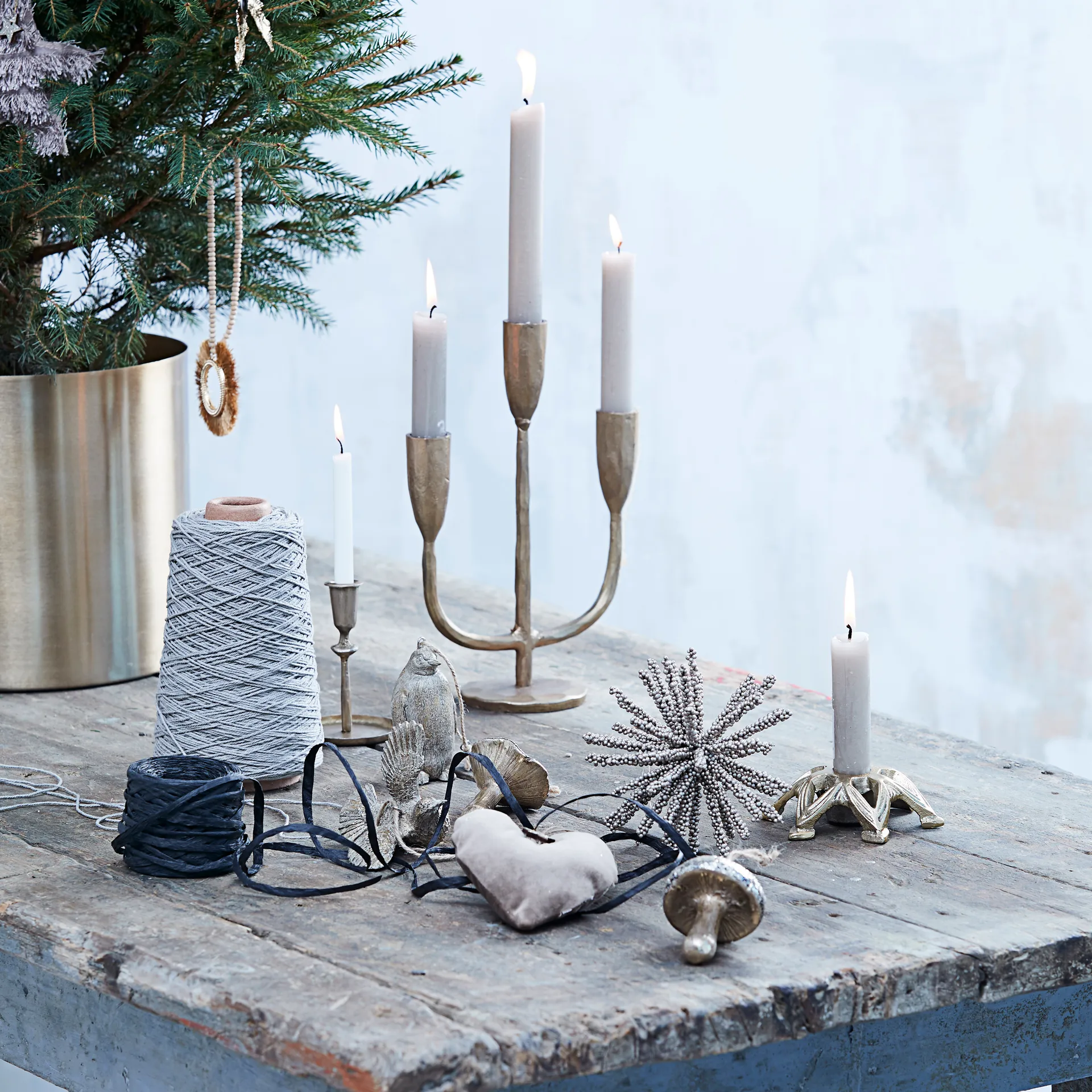 Nordic Pilz Ornament, Gold Lene Bjerre