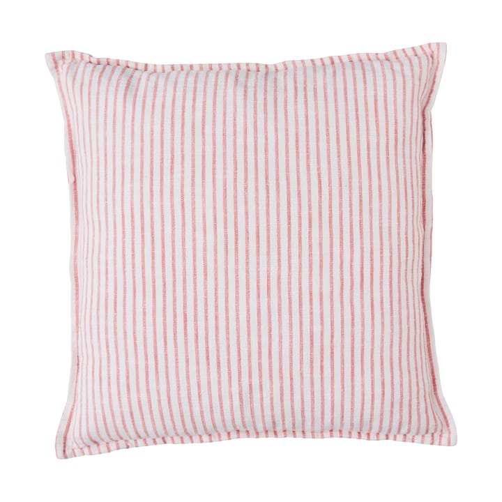 Olivia Kissen 60x60 cm - Off White-Dark Coral - Lene Bjerre