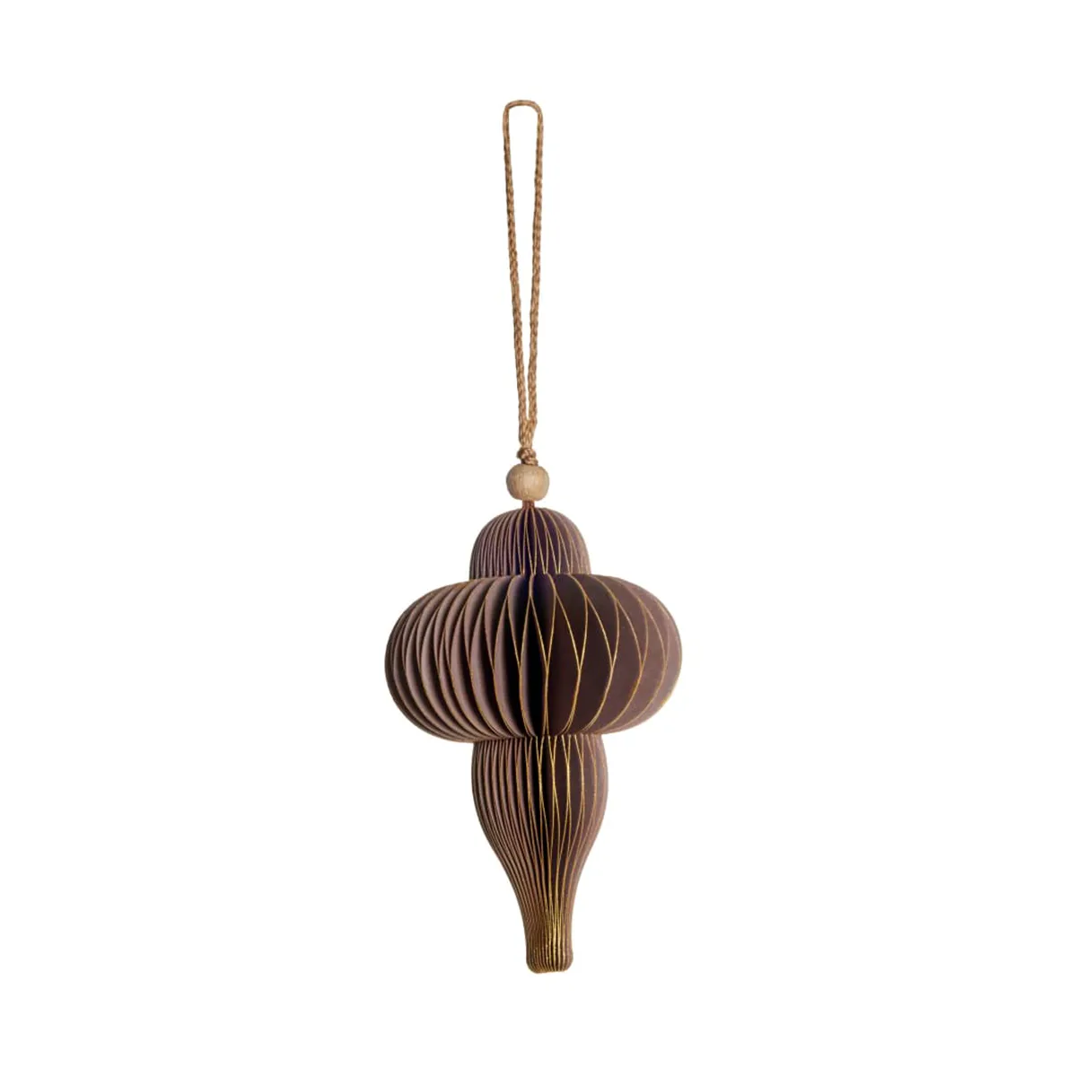 Paline Dekorationsanhänger 10 cm, Dark rose-silver Lene Bjerre