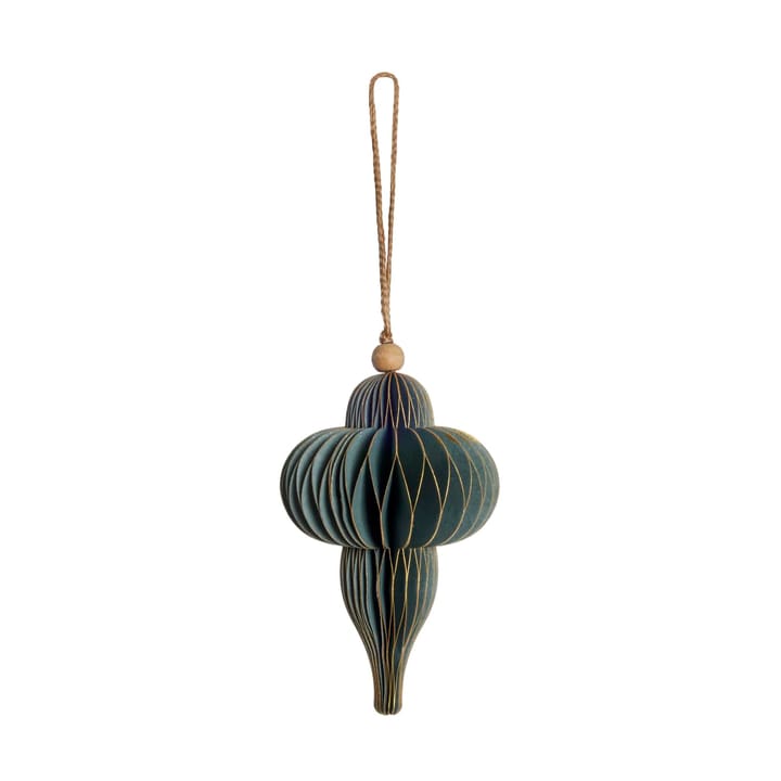 Paline Dekorationsanhänger 10 cm - Green-silver - Lene Bjerre
