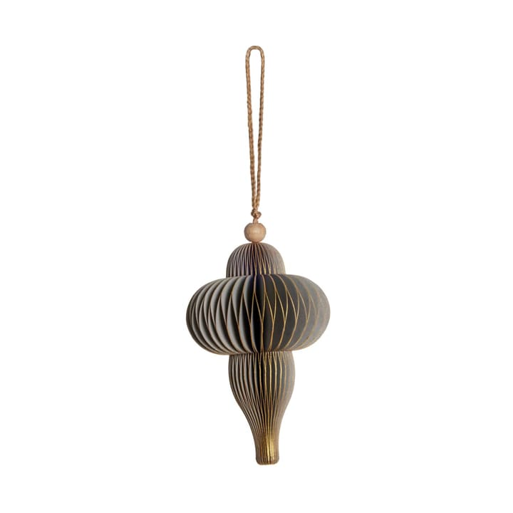 Paline Dekorationsanhänger 10 cm - Light grey-silver - Lene Bjerre