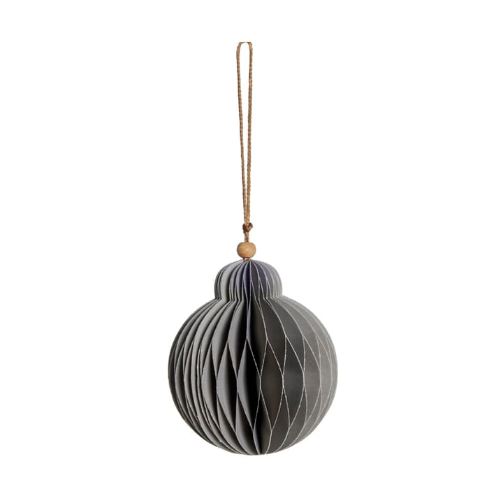 Paline Dekorationsanhänger Ø10 cm - Light grey-silver - Lene Bjerre