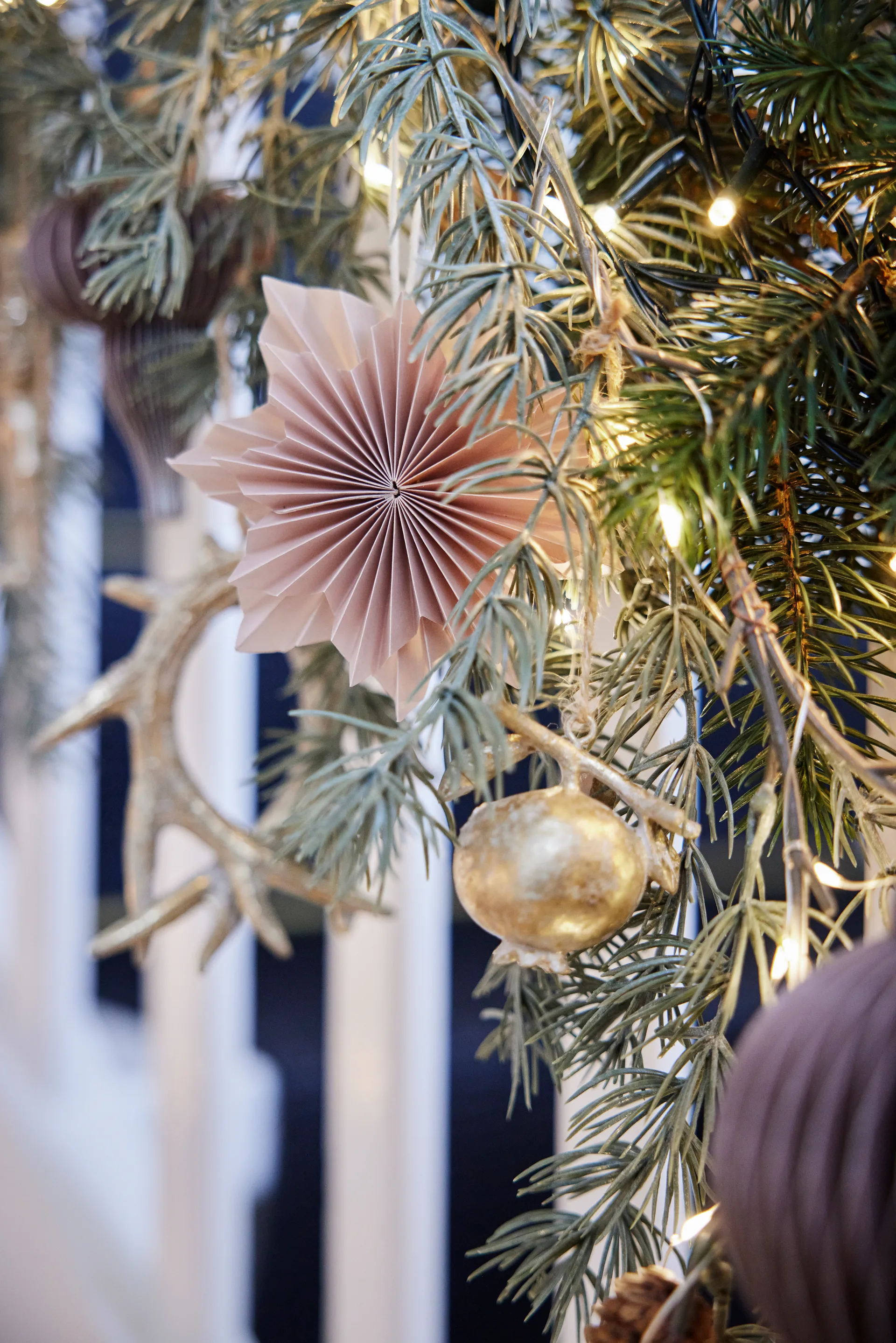 Palisa Blumen Dekorationsanhänger 10 cm, Dark rose Lene Bjerre