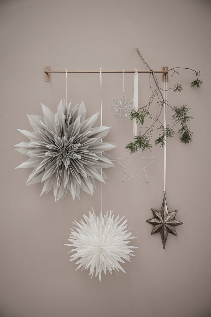 Palisia Dekorationsstern Ø60 cm, Light grey Lene Bjerre