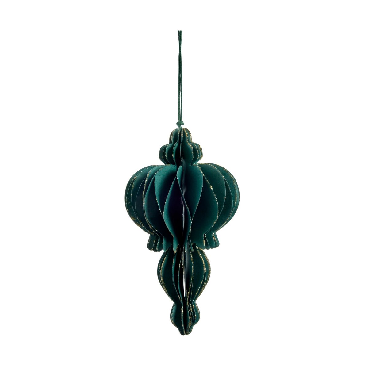 Lene Bjerre Pappia Weihnachtsanhänger 15 cm Dunkelgrün