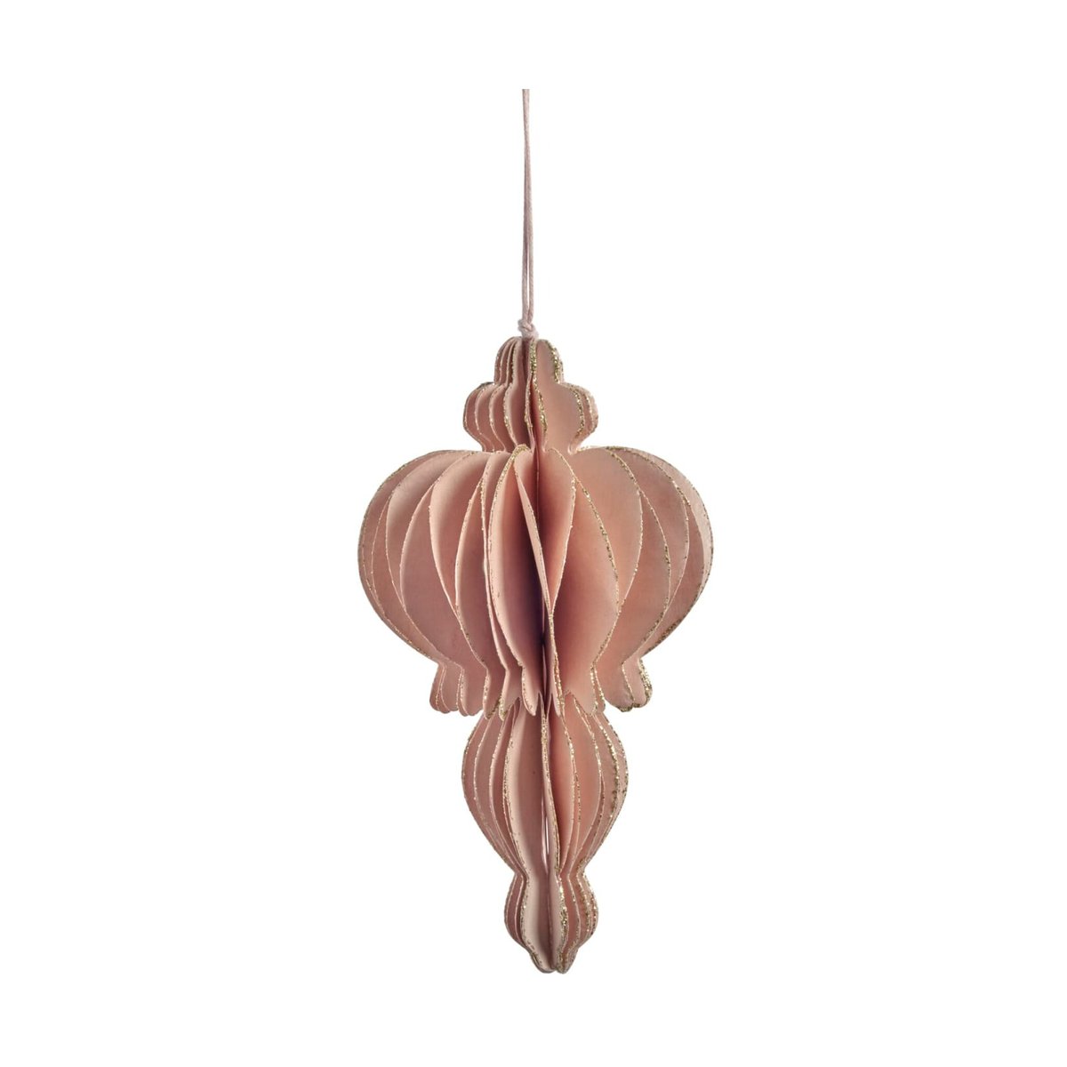 Lene Bjerre Pappia Weihnachtsanhänger 15 cm Rose