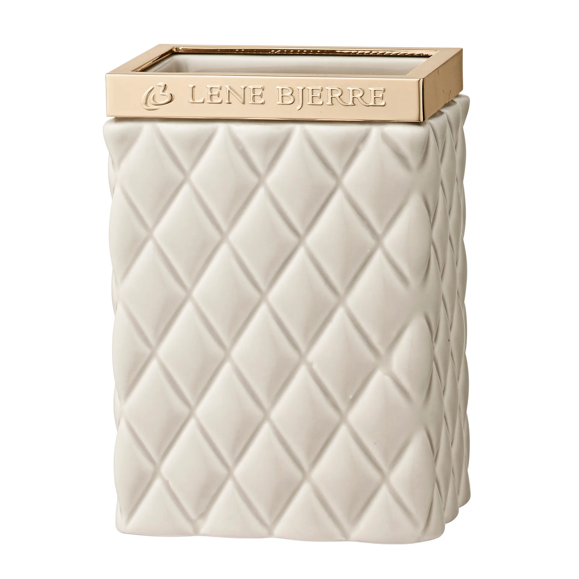 Portia Zahnputzbecher, Camel-gold Lene Bjerre