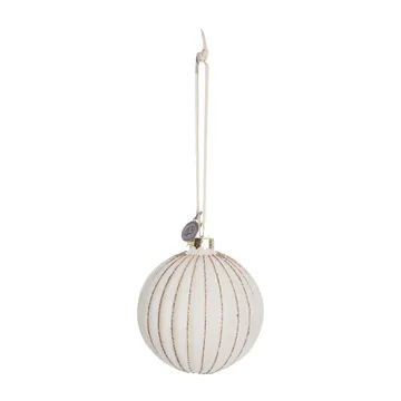 Sella Weihnachtskugel Ø8cm - Off white - Lene Bjerre