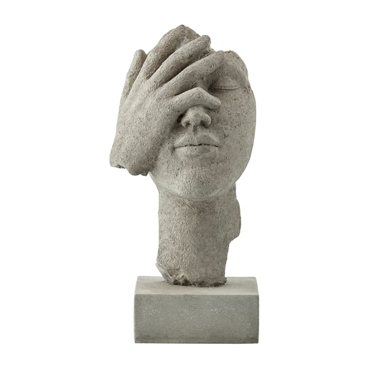 Serafina Dekoration Hand vor Gesicht H27,5cm, Grey Lene Bjerre