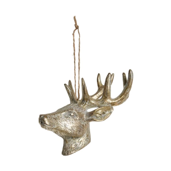 Serafina Hirsch Dekorationsanhänger 12,5 cm - Hellgold - Lene Bjerre
