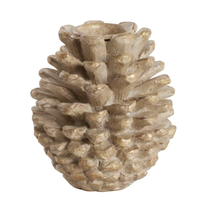 Lene Bjerre Serafina Kerzenhalter 8 cm Antikgold hell