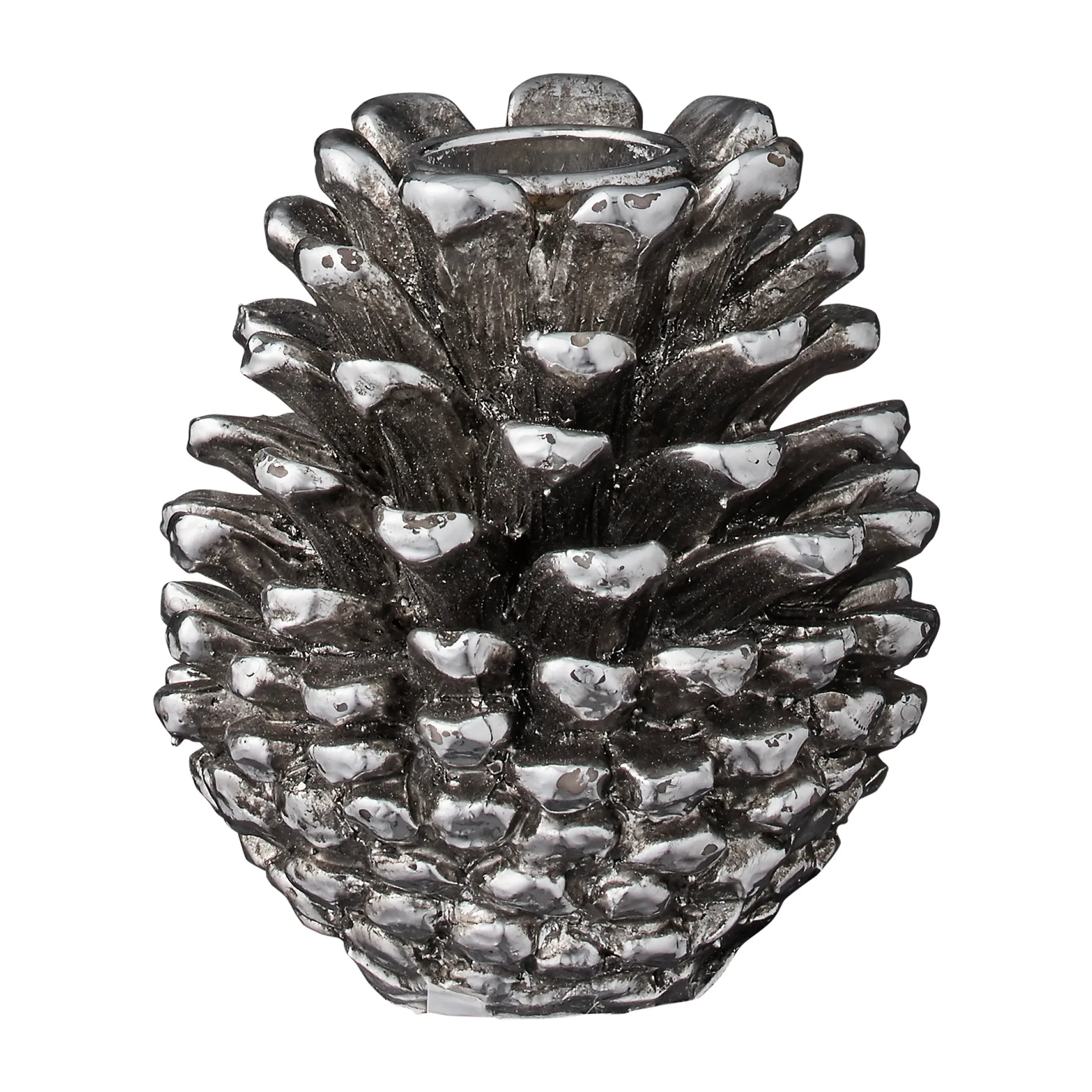 Serafina Kerzenhalter 8cm, Antique silber Lene Bjerre