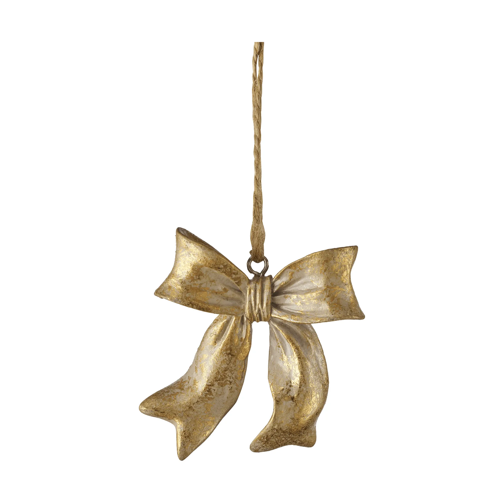 Serafina Schleifenanhänger, Goldfarben, 6x2,5x6,7 cm Lene Bjerre