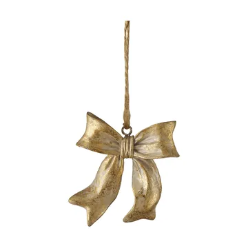 Serafina Schleifenanhänger - Goldfarben, 6x2,5x6,7 cm - Lene Bjerre
