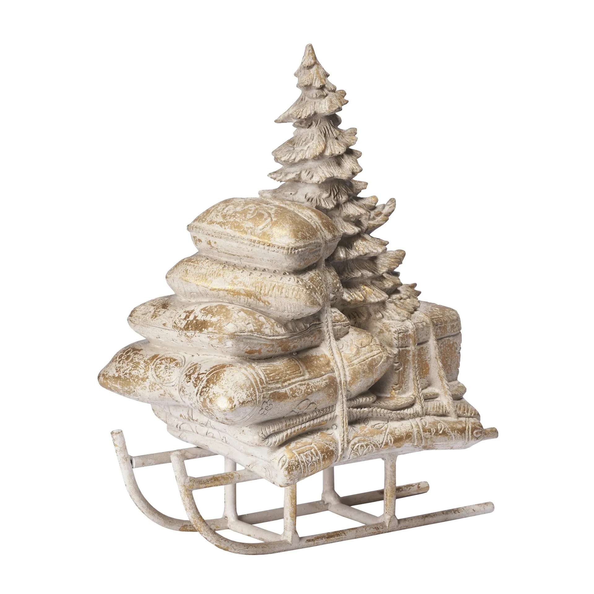 Serafina Schlitten 21,5cm, Antikgold Lene Bjerre