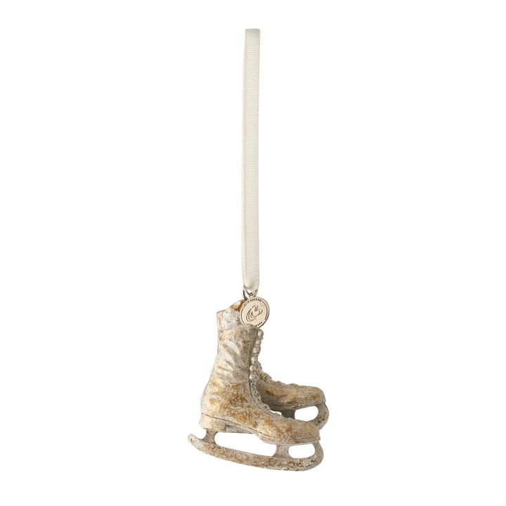 Serafina Weihnachtsanhänger Schlittschuhe 8cm, Antikgold Lene Bjerre