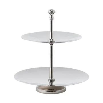 Sigrine Etagere - Silberfarben, 25x25xH27 cm - Lene Bjerre