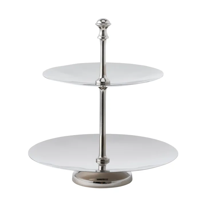Sigrine Etagere - Silberfarben, 25x25xH27 cm - Lene Bjerre