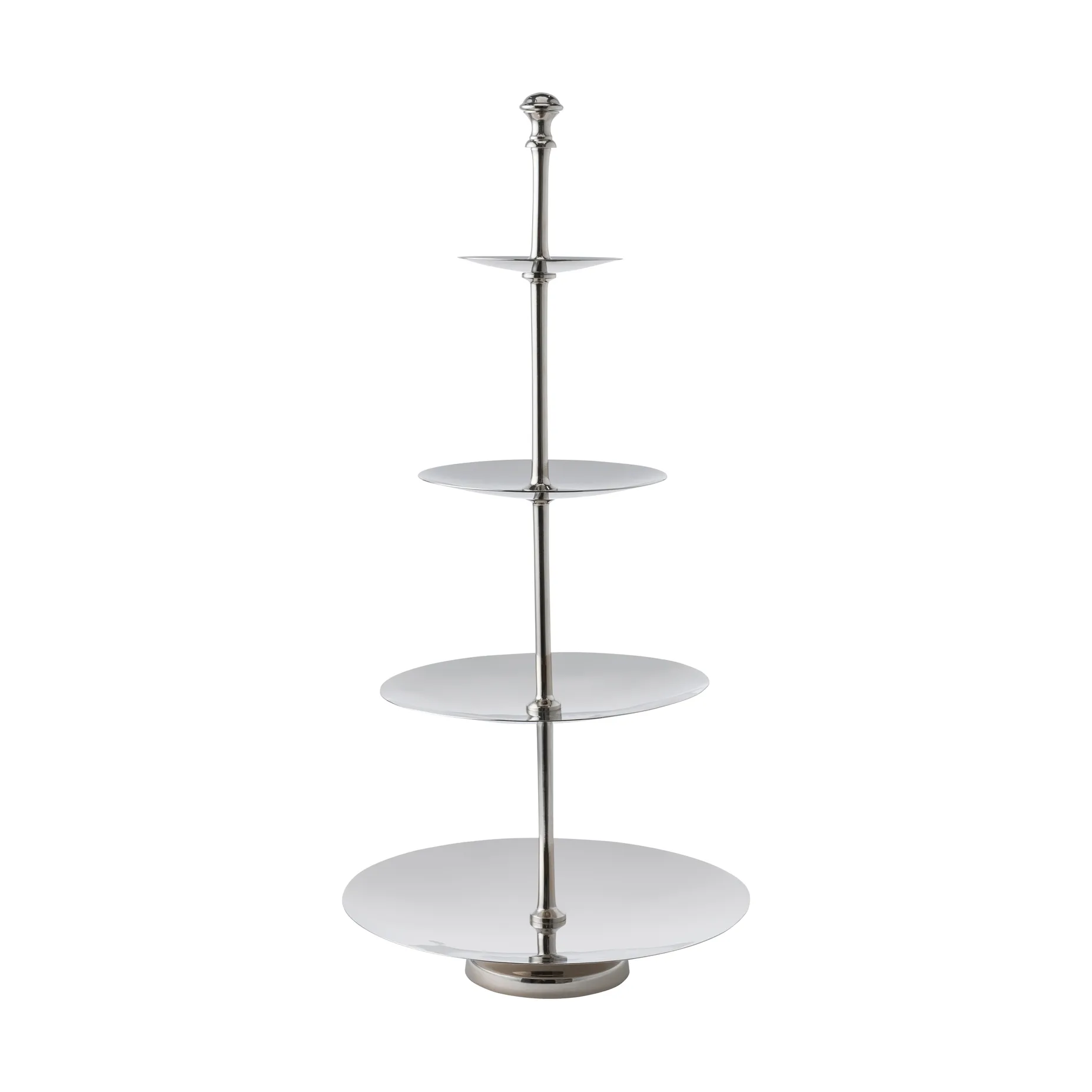 Sigrine Etagere, Silberfarben, 25x25xH53 cm Lene Bjerre