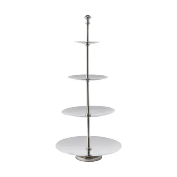 Sigrine Etagere - Silberfarben, 25x25xH53 cm - Lene Bjerre