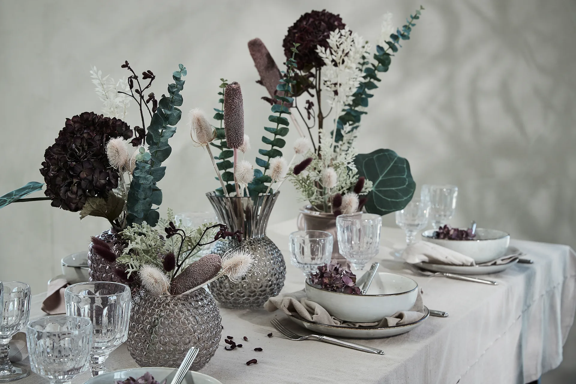 Silma Vase 22cm, Light brown Lene Bjerre