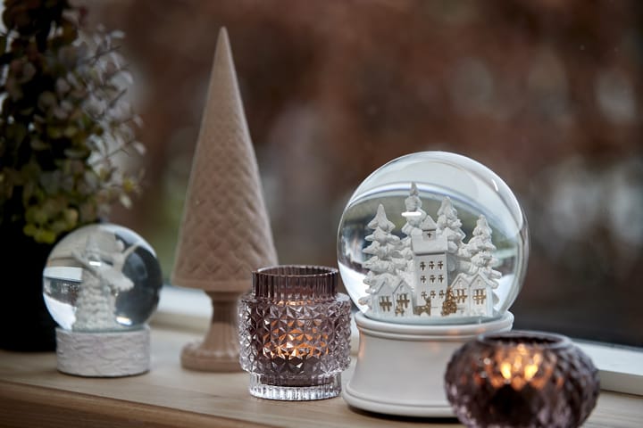 Snovia Schneekugel Winterstadt 15cm, Weiß-klar Lene Bjerre
