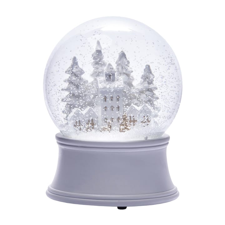 Snovia Schneekugel Winterstadt 15cm, Weiß-klar Lene Bjerre