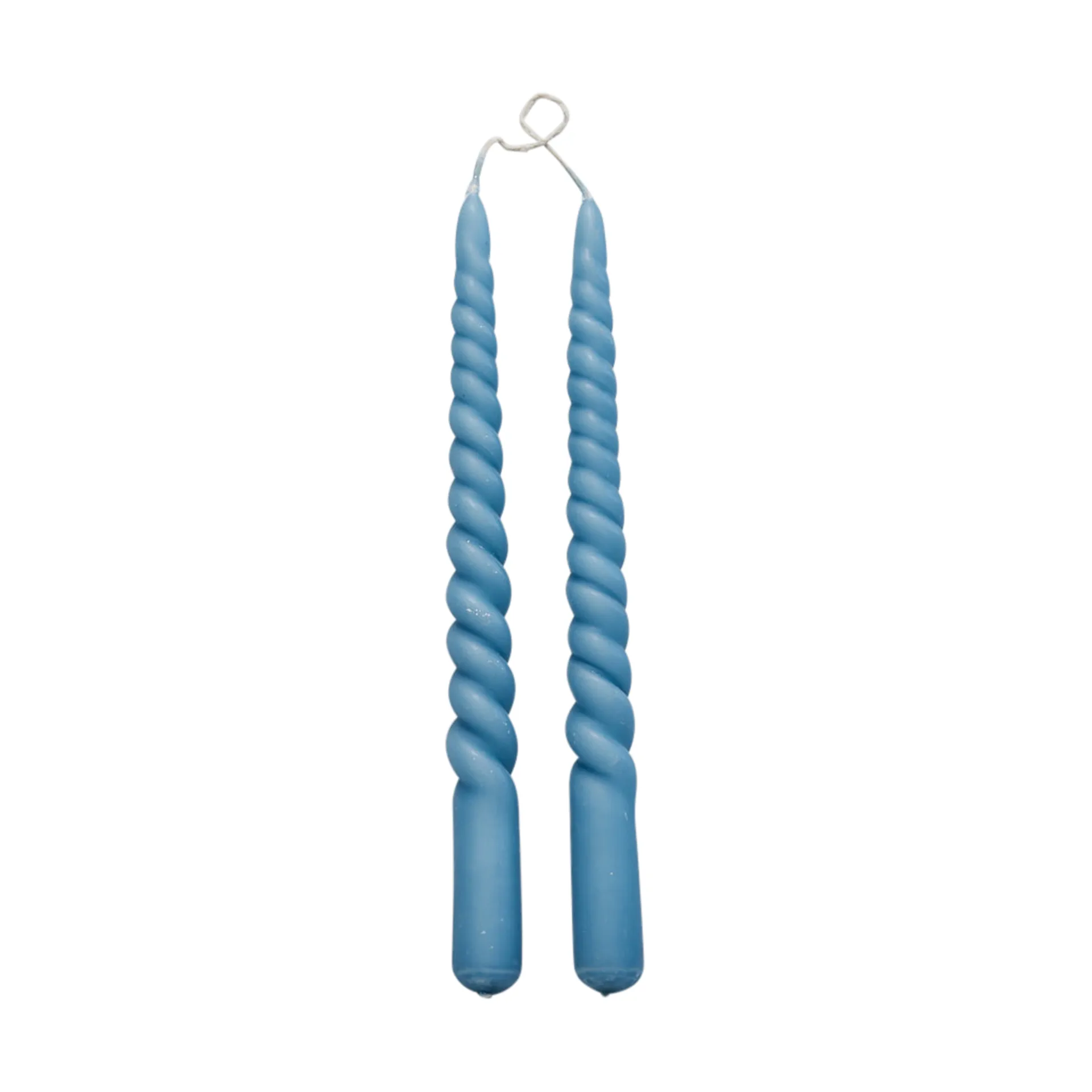 Twisted gedrehte Kerze 25cm 2er Pack, F. Blue Lene Bjerre