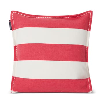 Block Stripe Printed Kissenbezug 50 x 50cm - Rosa-weiß - Lexington