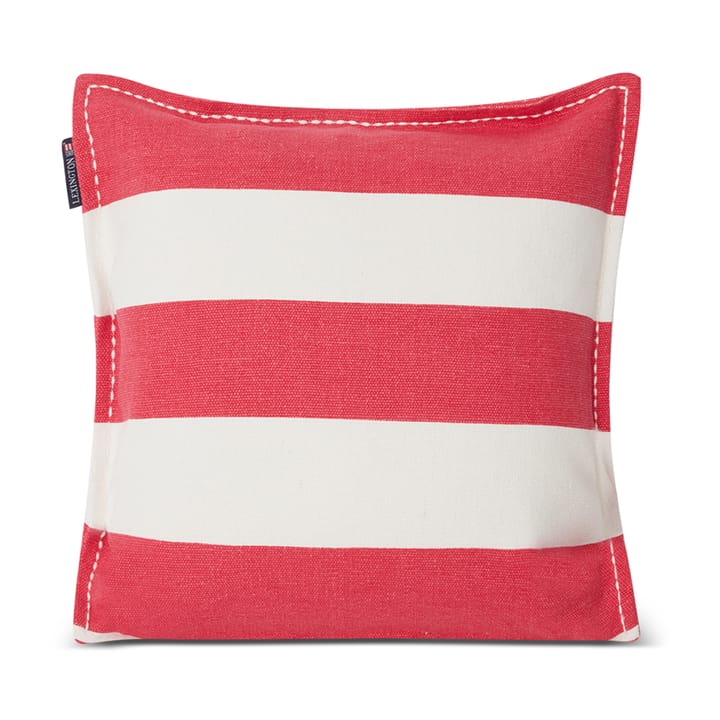 Block Stripe Printed Kissenbezug 50 x 50cm, Rosa-weiß Lexington