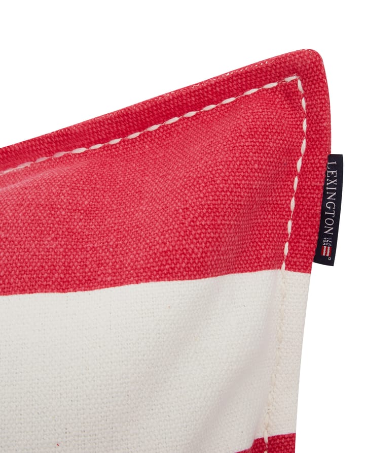 Block Stripe Printed Kissenbezug 50 x 50cm, Rosa-weiß Lexington