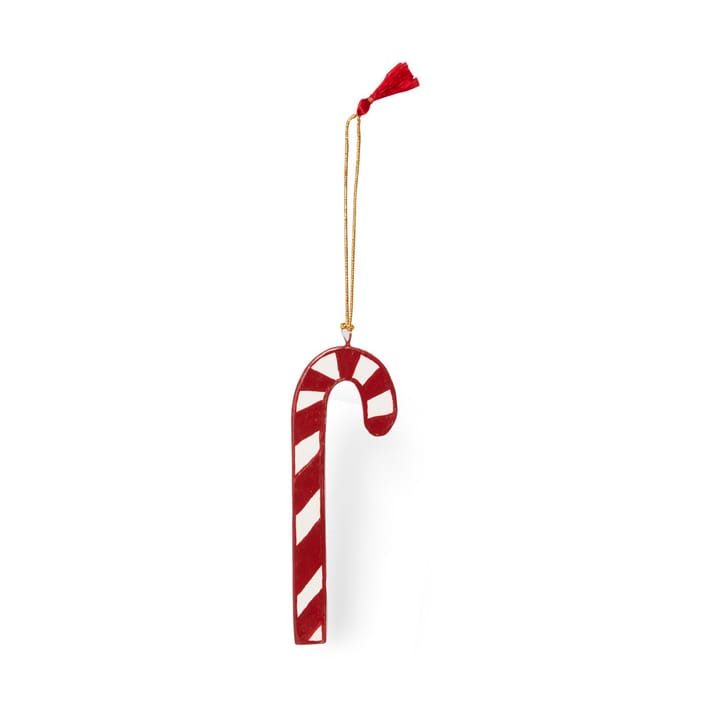 Candy Cane Papier Maché Weihnachtsbaumanhänger, 12cm Lexington