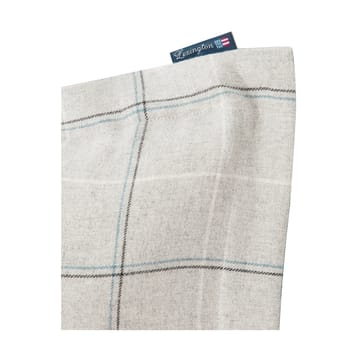 Checked Cotton Flannel Kissenbezug 50 x 60cm - Light gray-dove - Lexington