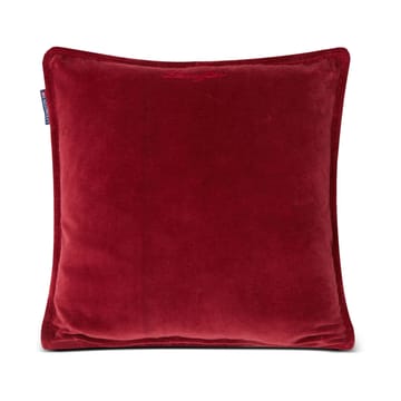 Checked gesteppt Leinen/Baumwolle Kissenbezug 50x50 cm - Green-red-beige - Lexington