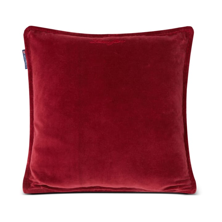 Checked gesteppt Leinen/Baumwolle Kissenbezug 50x50 cm, Green-red-beige Lexington