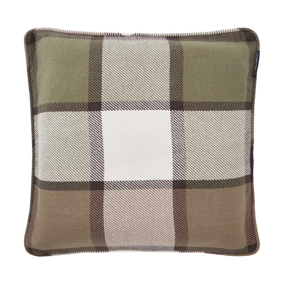 Lexington Checked Heavy Twill Kissenhülle 50x50 cm Olive