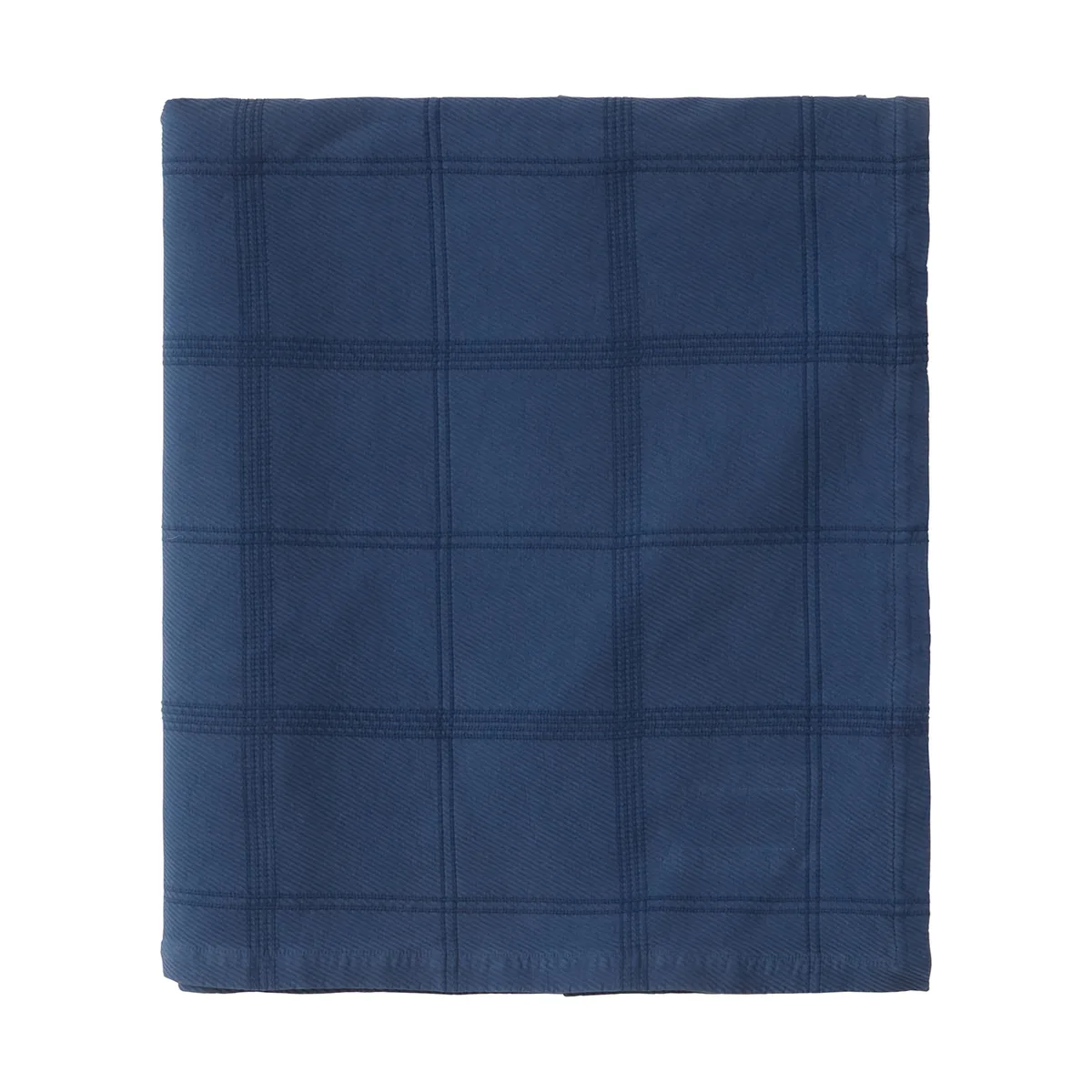 Lexington Checked Jacquard Überwurf 160x240 cm Denim blue
