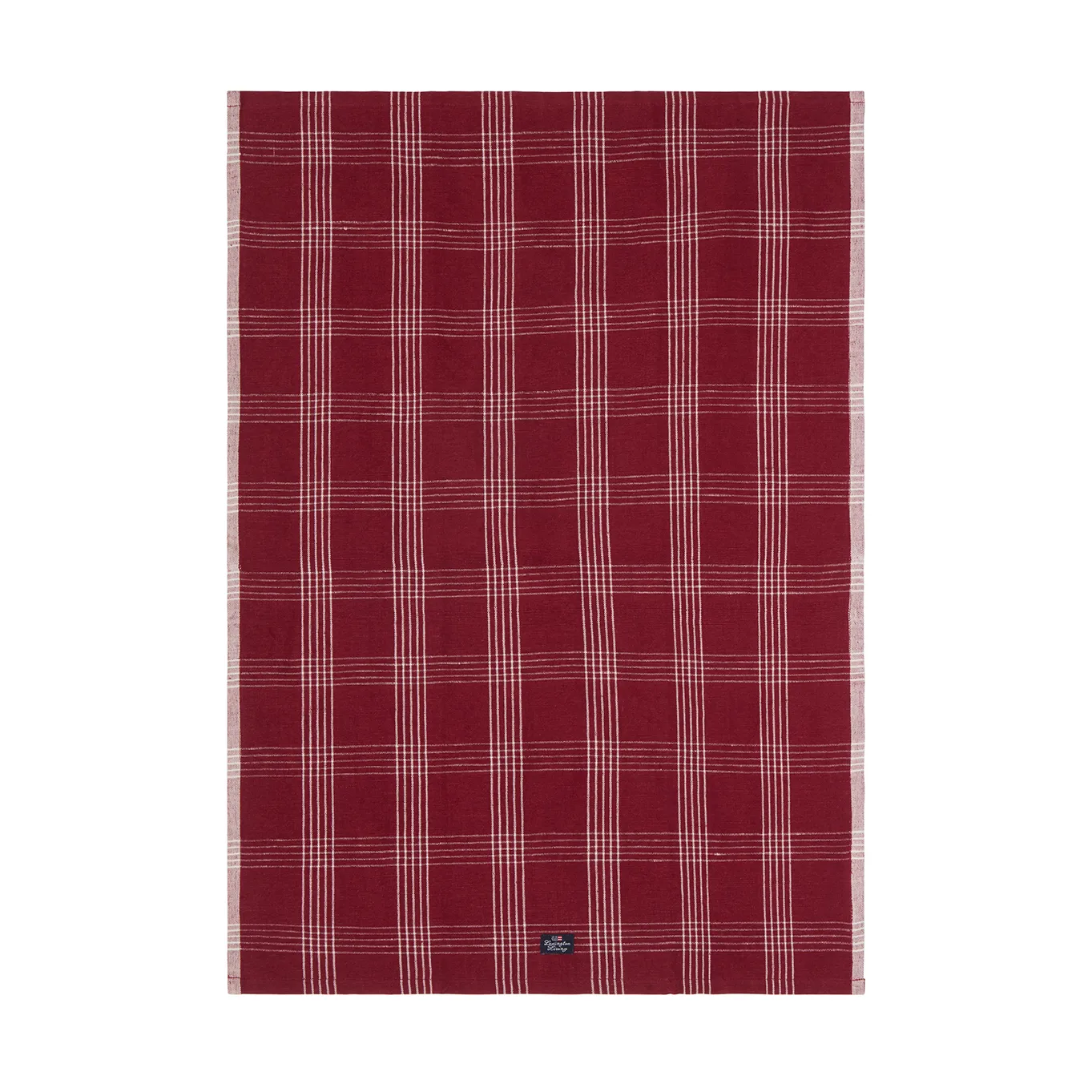 Checked Leinen/Baumwolle Küchenhandtuch 50x70 cm, Red-white Lexington