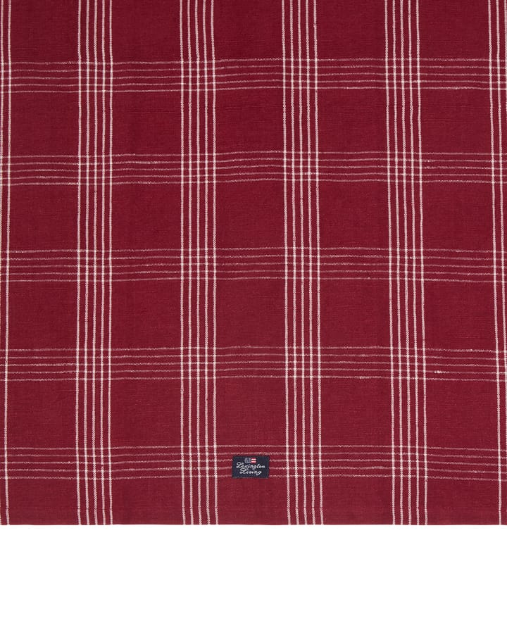 Checked Leinen/Baumwolle Küchenhandtuch 50x70 cm, Red-white Lexington