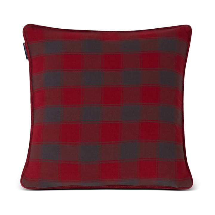 Checked Organic Cotton Canvas Kissenbezug 50x50 cm, Winter Wonder Land Lexington