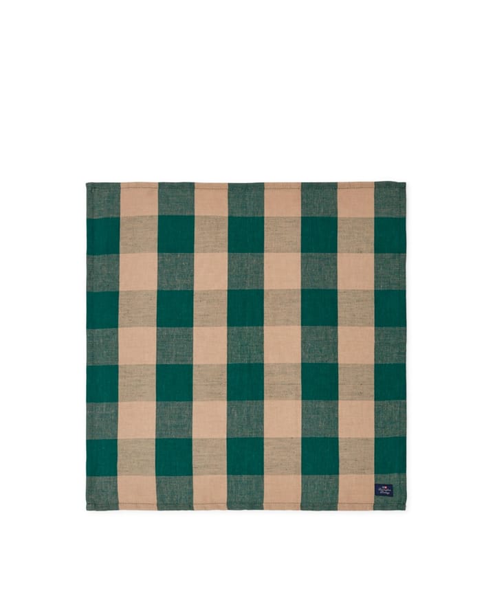 Checked Serviette 50x50 cm, Grün Lexington
