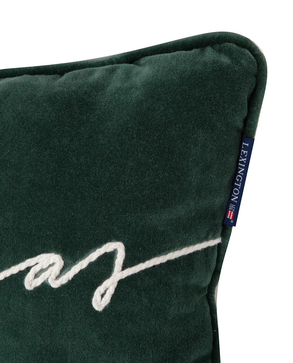 Christmas Cotton Velvet Kissen 30 x50 cm, Green Lexington