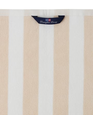 Cotton Terry Logo Geschirrtuch 50 x 70cm - Light beige-white-green - Lexington