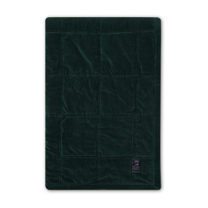 Cotton Velvet gesteppte Tagesdecke 160 x 240 cm - Green - Lexington