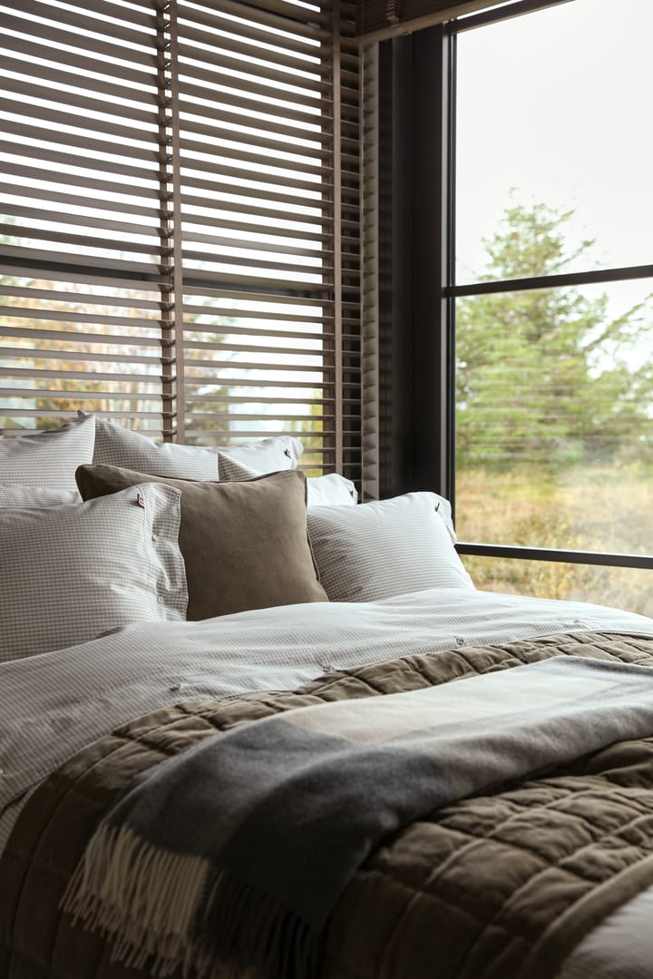 Cotton Velvet gesteppte Tagesdecke 160 x 240 cm, Walnut Lexington